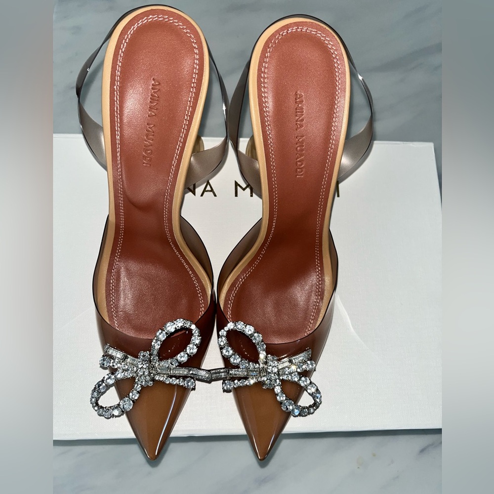 Amina Muaddi Rosie Slingbacks size 6.5-7